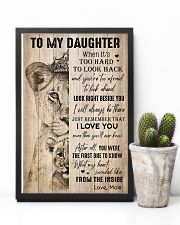 TO DAUGHTER - LIONESS - THE INSIDE 16x24 Poster lifestyle-poster-8