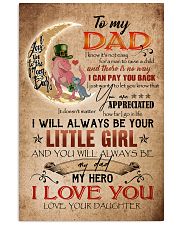 TO MY DAD - DINOSAUR - YOU ARE APPRECIATED 16x24 Poster front
