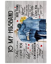 Gift for Husband - Canvas Vertical Poster tile
