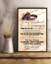 TO MY HUSBAND - COUPLE RING - I LOVE YOU 16x24 Poster lifestyle-poster-3