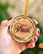 Christmas - Hope Love Blessed - Quote Set Circle ornament - single (porcelain) aos-circle-ornament-single-porcelain-lifestyles-09