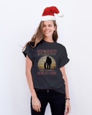 Daddy and Daughter Classic T-Shirt lifestyle-holiday-crewneck-front-1