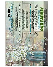 To My daughter-in-law - Flowers - I Know You 16x24 Poster front