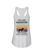 T-SHIRT - DAD - FUNNY - LION Ladies Flowy Tank tile
