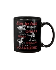 SON-IN-LAW - SAURUS - VINTAGE - YOU VOLUNTEERED Mug tile