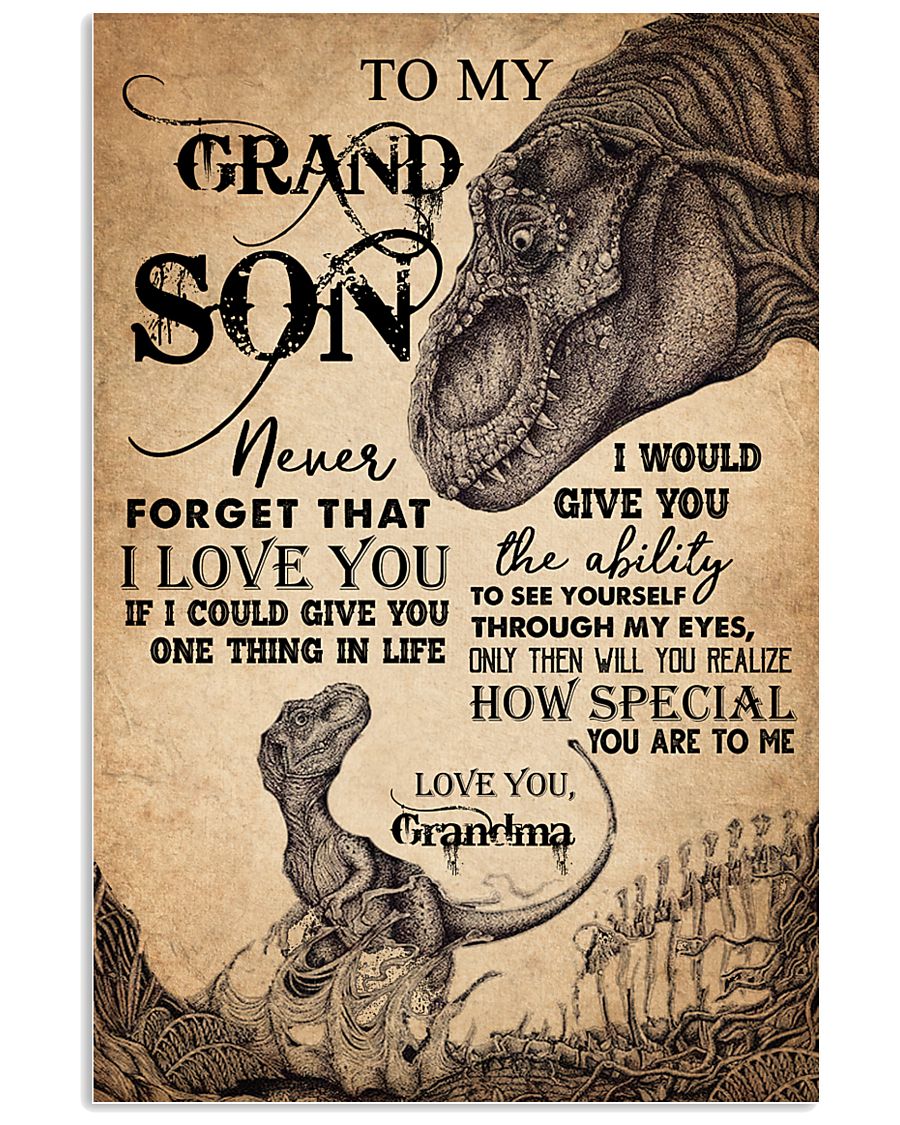 GRANDMA TO GRANDSON 16x24 Poster