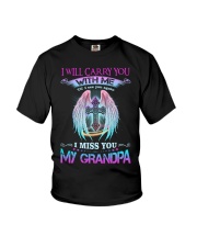Angel - Grandpa - I Will Carry You With Me Youth T-Shirt tile