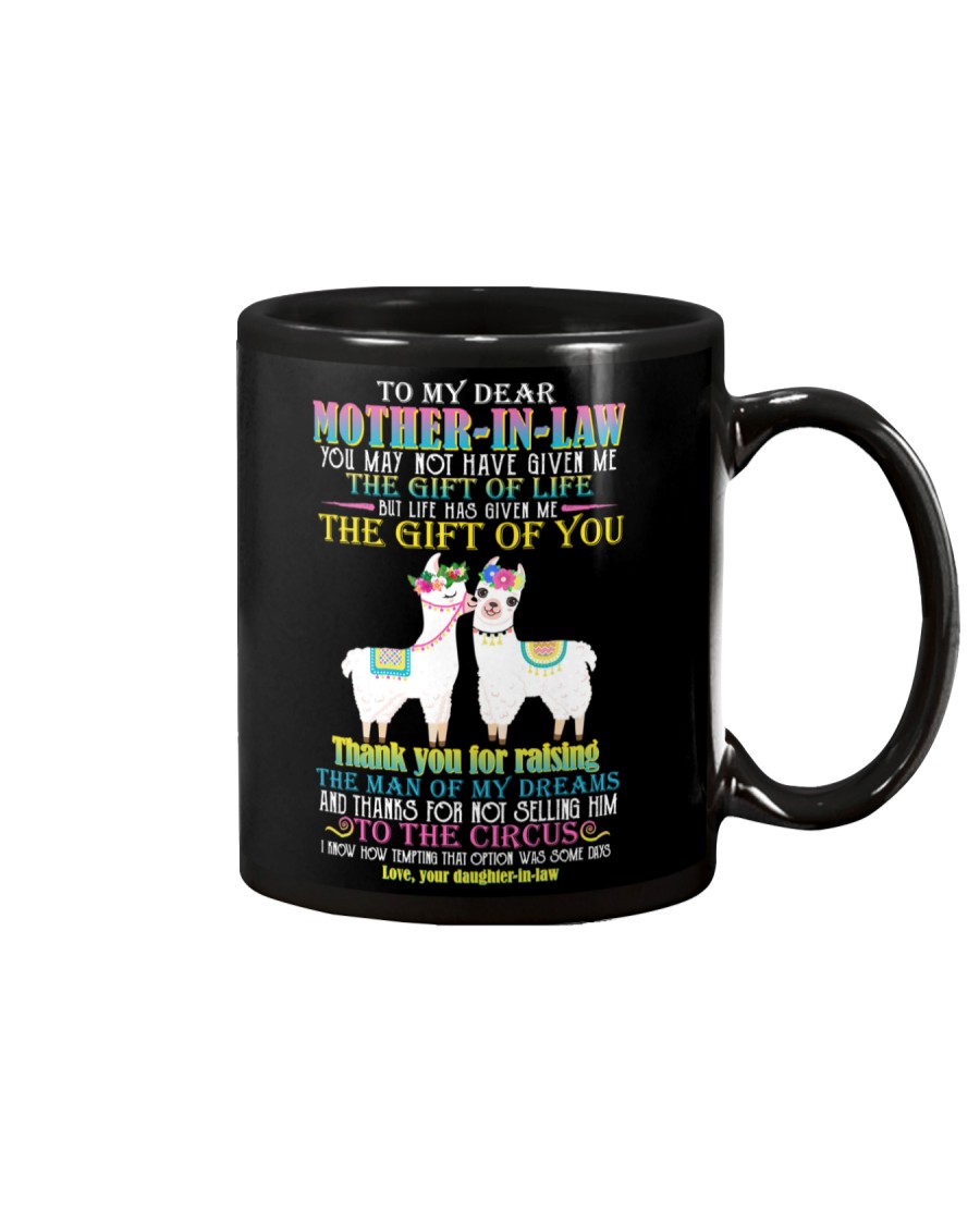 TO MY MOTHER-IN-LAW - LLAMA - CIRCUS Mug