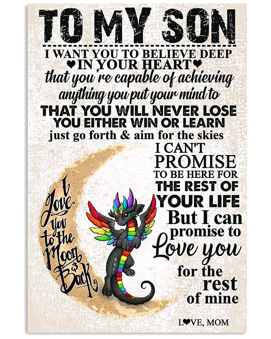 MOM TO SON 16x24 Poster