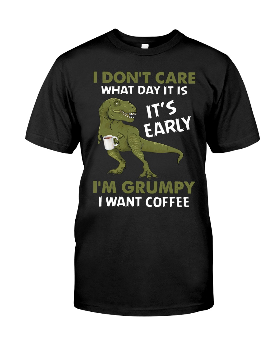 T-SHIRT - COFFEE - I DON'T CARE Classic T-Shirt