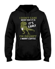 T-SHIRT - COFFEE - I DON'T CARE Hooded Sweatshirt tile