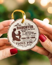 Christmas - To My Daughter - Today Is A good Day Circle ornament - single (porcelain) aos-circle-ornament-single-porcelain-lifestyles-08