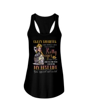 Crazy daughter I am who I am Ladies Flowy Tank thumbnail