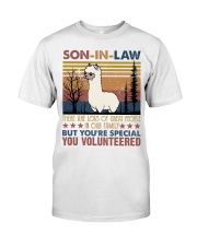 SON-IN-LAW - ALPACA - VINTAGE - YOU VOUNTEERED Classic T-Shirt front