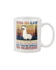 SON-IN-LAW - ALPACA - VINTAGE - YOU VOUNTEERED Mug tile