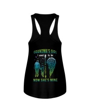 Grandma's girl- I used to be her angel now she's mine Ladies Flowy Tank tile
