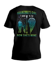 Grandma's girl- I used to be her angel now she's mine V-Neck T-Shirt tile