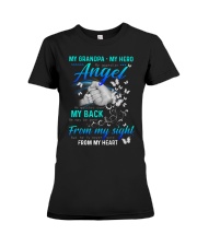 Angel Grandpa - My Grandpa My Hero Premium Fit Ladies Tee tile