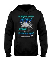 Angel Grandpa - My Grandpa My Hero Hooded Sweatshirt tile