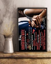 TO MY WIFE - HAND IN HAND - I LOVE YOU FOREVER 16x24 Poster lifestyle-poster-3
