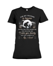 For my grandpa in heaven Premium Fit Ladies Tee tile