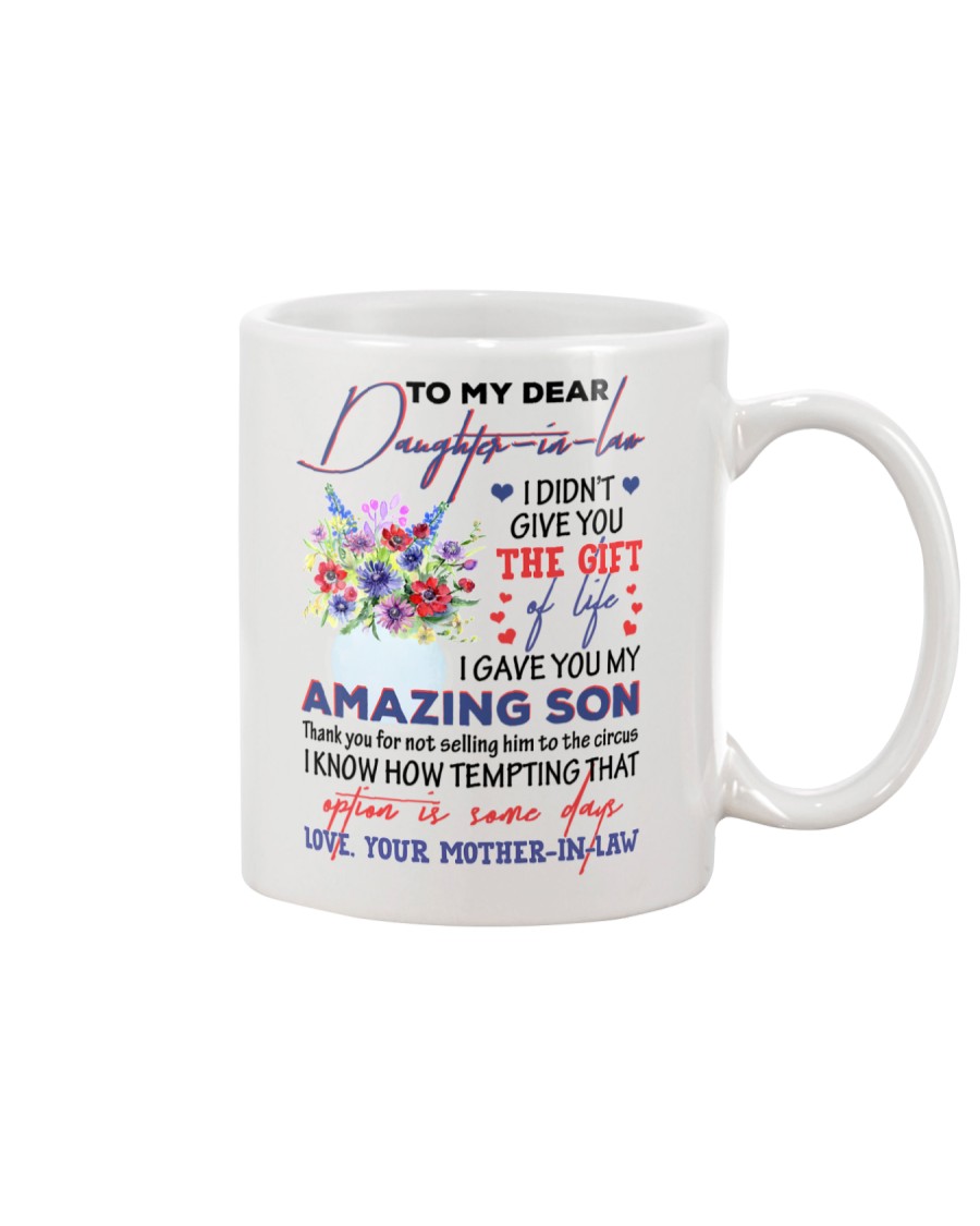 TO MY DAUGHTER-IN-LAW - WINDFLOWERS - CIRCUS Mug