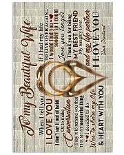 Husband to Wife - Rings - When I Tell You I Love 16x24 Poster front