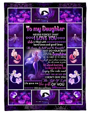 Dad To Daughter - Life Is Filled With Hard Times Small Fleece Blanket - 30" x 40" front