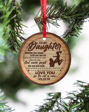 Dad to Daughter Christmas - Wherever Your Journey Circle ornament - single (porcelain) aos-circle-ornament-single-porcelain-lifestyles-07