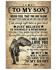 POSTER - TO MY SON - DINO - NEVER FEEL THAT 16x24 Poster front