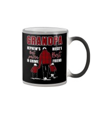 Grandpa - Best Friend Best Partner-in-crime Color Changing Mug tile
