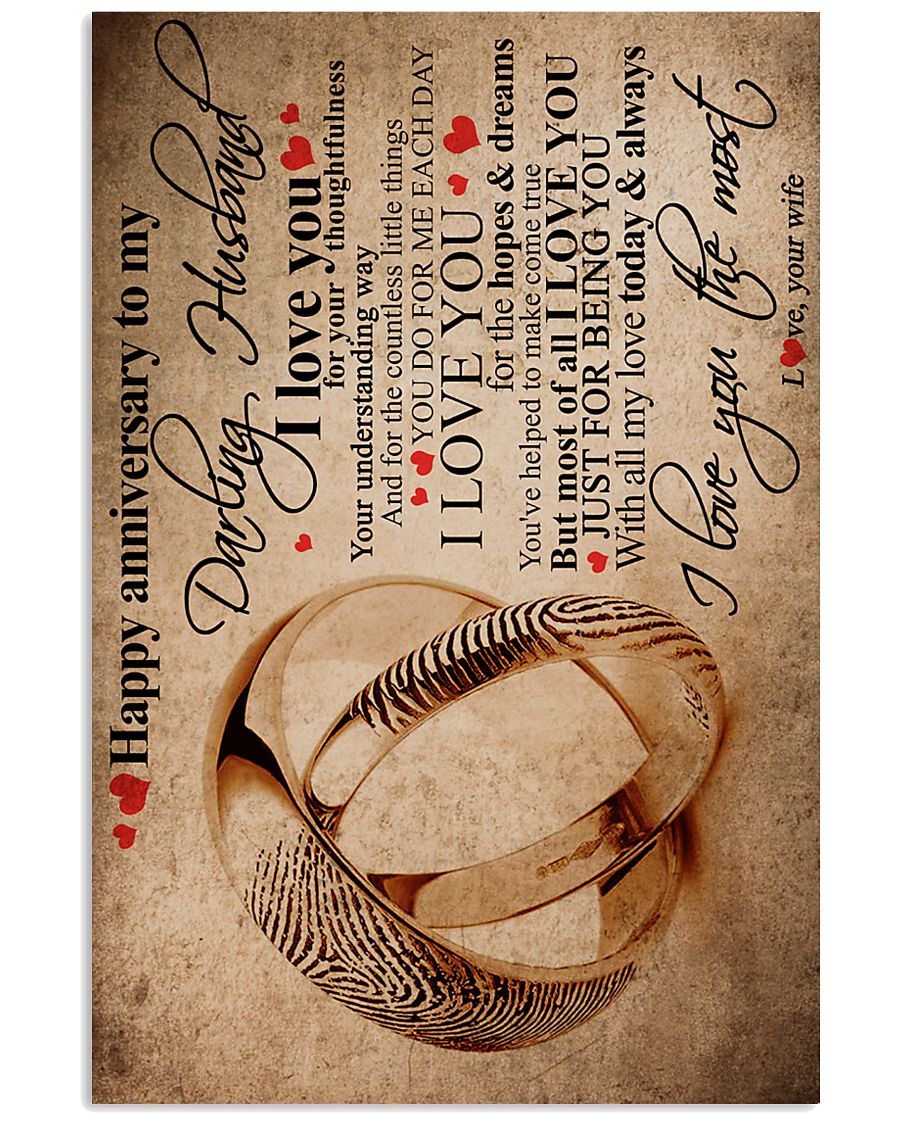 DARLING HUSBAND 16x24 Poster