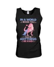 GRANDMA TO GRANDKIDS - IN A WORLD - BE KIND Unisex Tank thumbnail