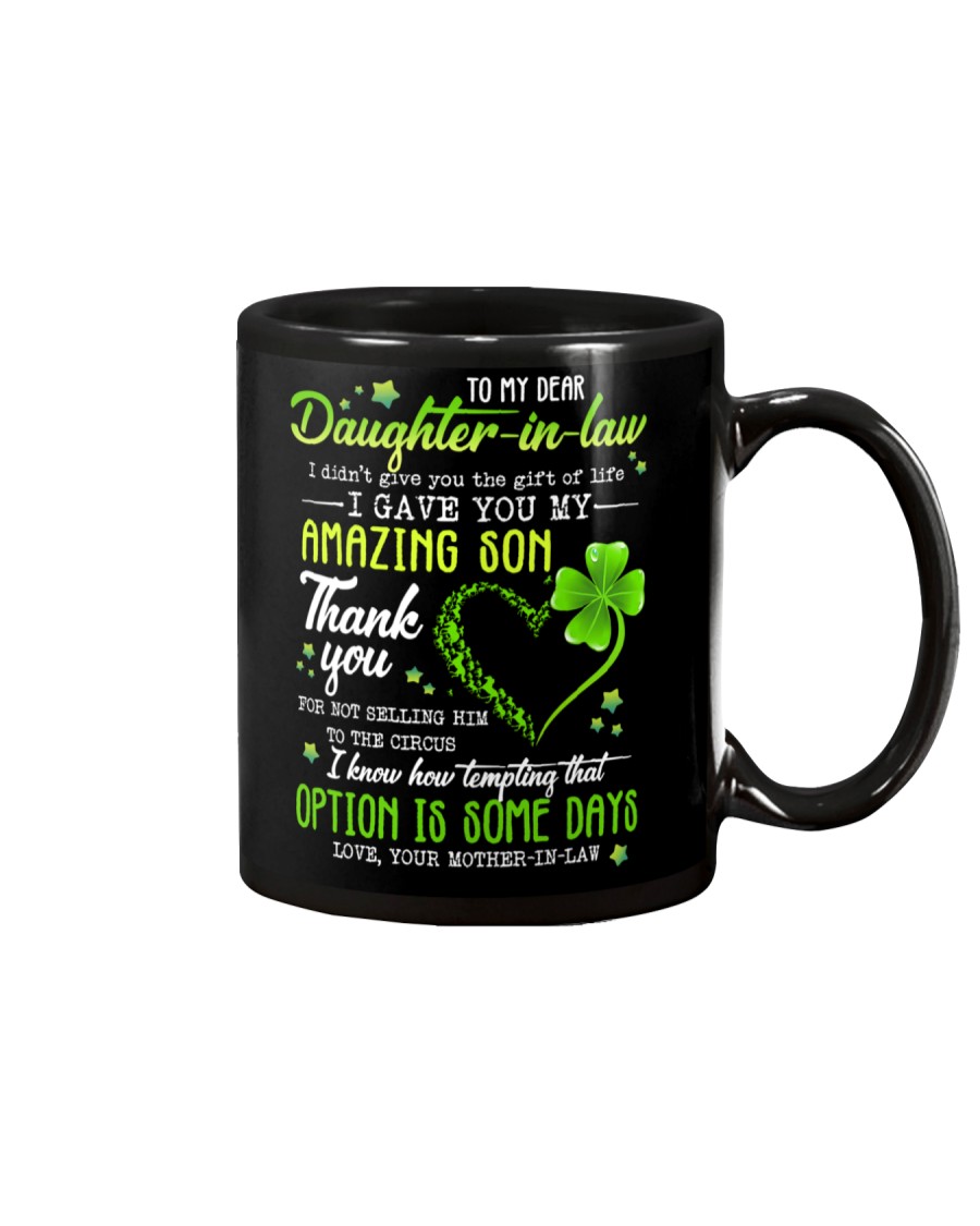 DAUGHTER-IN-LAW - CLOVER - PATRICK'S DAY - CIRCUS Mug
