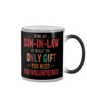 BEING MY SON-IN-LAW - THE ONLY GIFT YOU NEED Color Changing Mug thumbnail