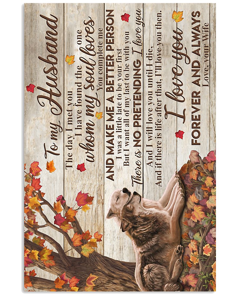 TO MY HUSBAND 16x24 Poster