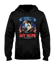 T-SHIRT - MY WIFE WEARS SCRUBS - NURSE Hooded Sweatshirt thumbnail