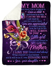 To My Mom - Fleece Blanket Sherpa Fleece Blanket tile