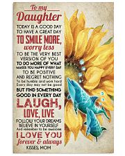 DAUGHTER - SUNFLOWER DOLPHIN - TODAY IS A GOOD 16x24 Poster front