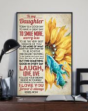 DAUGHTER - SUNFLOWER DOLPHIN - TODAY IS A GOOD 16x24 Poster lifestyle-poster-2