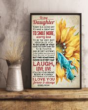 DAUGHTER - SUNFLOWER DOLPHIN - TODAY IS A GOOD 16x24 Poster lifestyle-poster-3