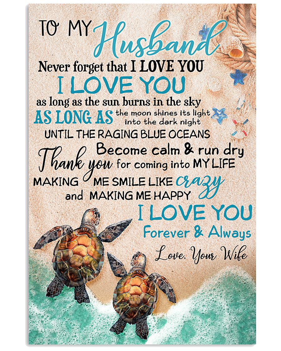 TO MY HUSBAND 16x24 Poster