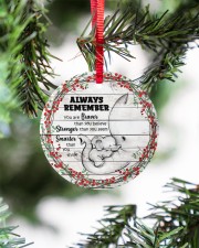 Mom To Daughter Christmas - Elephant Circle ornament - single (porcelain) aos-circle-ornament-single-porcelain-lifestyles-07