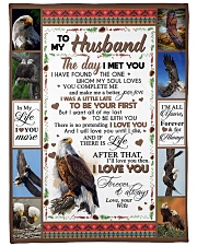 TO MY HUSBAND Large Fleece Blanket - 60" x 80" front