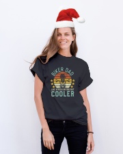 T-SHIRT - FATHER'S DAY - BIKER Classic T-Shirt lifestyle-holiday-crewneck-front-1
