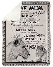 To My Mom - Lioness - Fleece Blanket Sherpa Fleece Blanket tile
