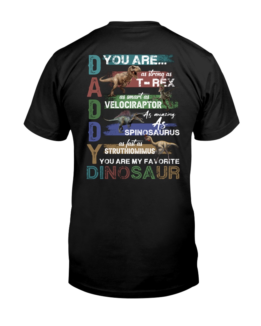 TO DAD - VINTAGE STYLE - FAVORITE DINOSAUR Classic T-Shirt