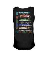 TO DAD - VINTAGE STYLE - FAVORITE DINOSAUR Unisex Tank tile
