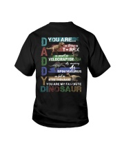 TO DAD - VINTAGE STYLE - FAVORITE DINOSAUR Youth T-Shirt tile