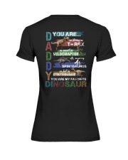 TO DAD - VINTAGE STYLE - FAVORITE DINOSAUR Premium Fit Ladies Tee tile